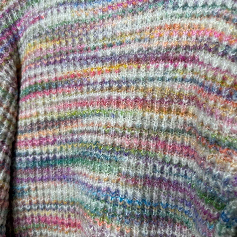 Topshop Space Dye Chunky Turtleneck Sweater - Picture 5 of 6